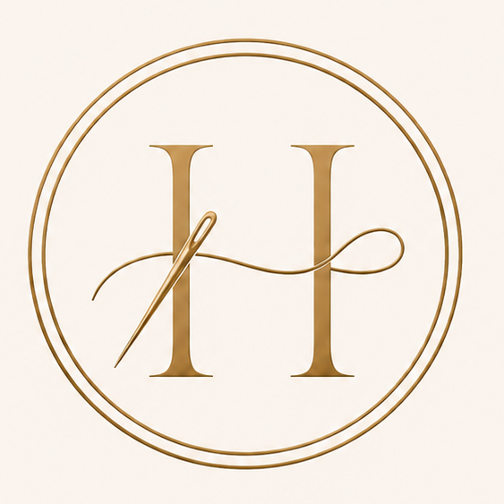 Logo of Hyness School of Design with a stylized 'H' on a beige background